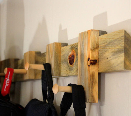 French Cleat Coat Rack, Home Built Workshop
