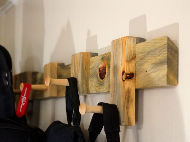 French Cleat Coat Rack, Home Built Workshop