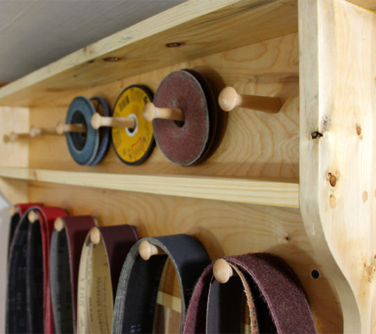 Shaker Peg Belt Rack, Home Built Workshop