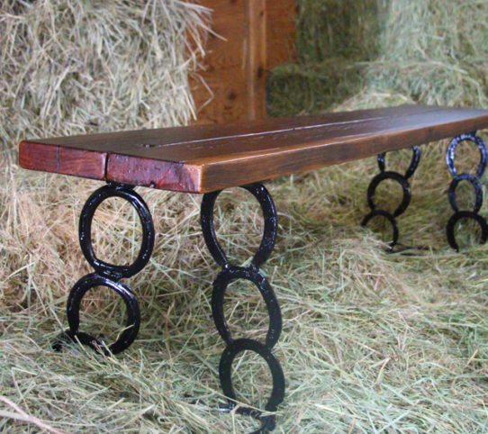 horseshoe bench, Home Built Workshop