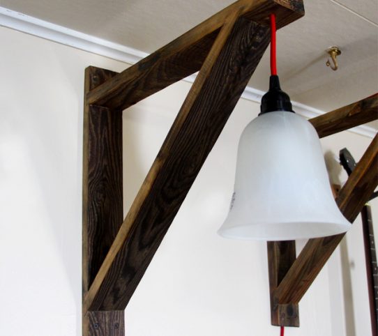 DIY Barnwood Pendant Lamps, Home Built Workshop