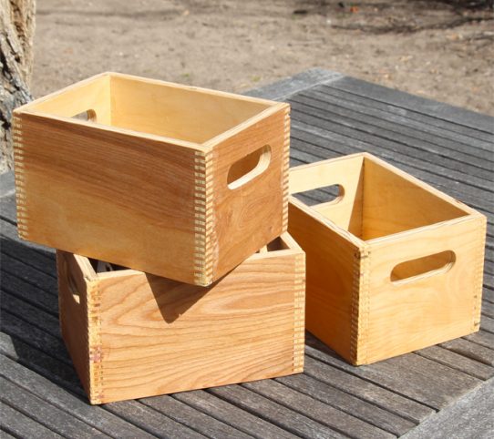 Finger Joint Boxes, Home Built Workshop