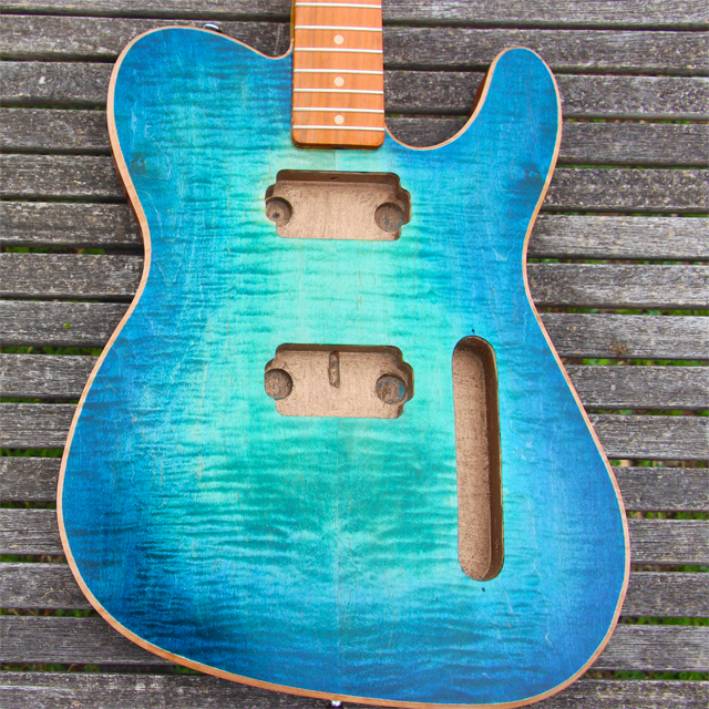 Frozen Burst Guitar