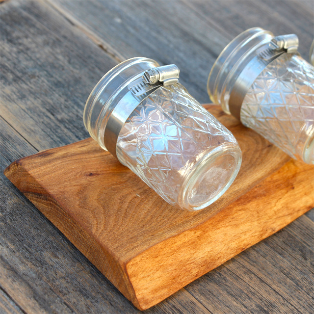 DIY Mason Jar Organizer by Home Built Workshop