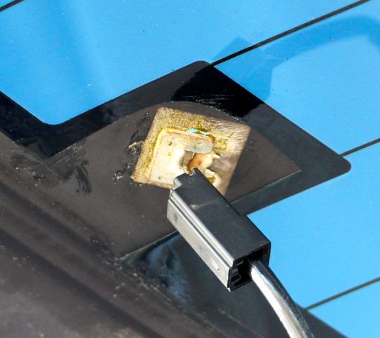 How to fix a broken defroster tab