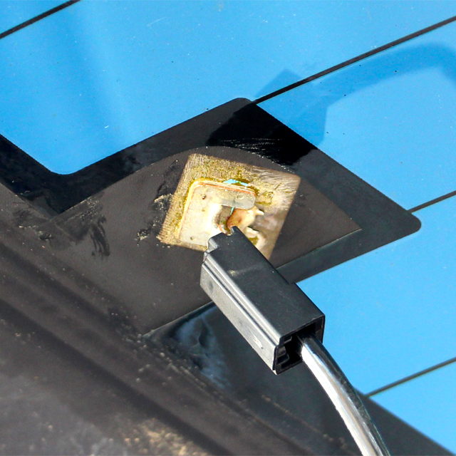 How to fix a broken defroster tab