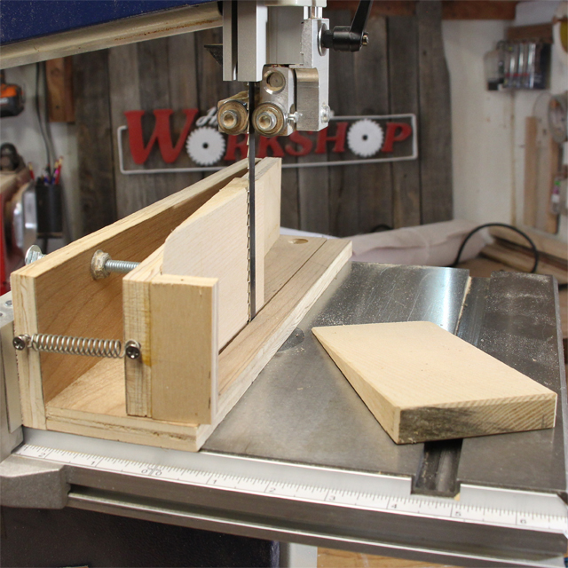 Make A Simple Taper Jig For The Bandsaw