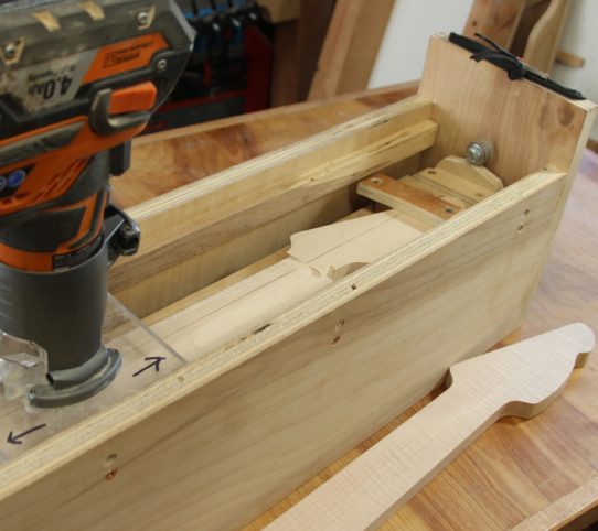 Guitar Neck Carving Jig