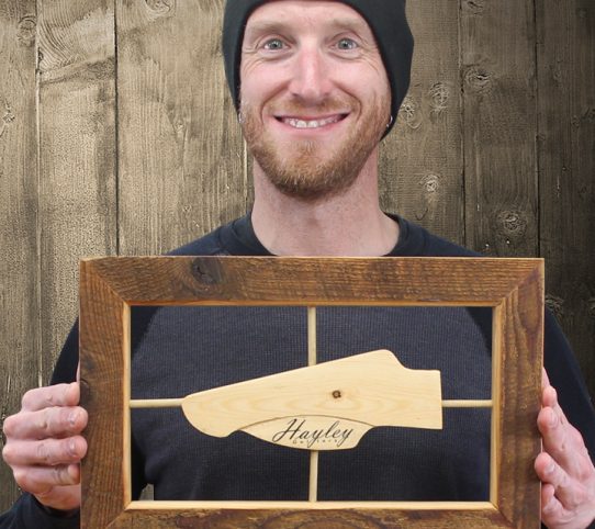 Barnwood Picture Frame Headstock Display