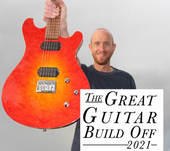 Great Guitar Build Off 2021 Final Submission video Home Built Workshop