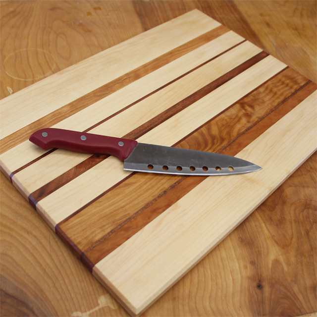 how to make a wooden cutting board by home built workshop