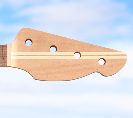 Bass Guitar Headstock by Home Built Workshop