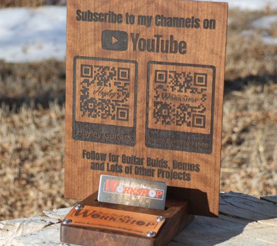 Laser Engraved QR Code Sign with the xTool D1 Pro