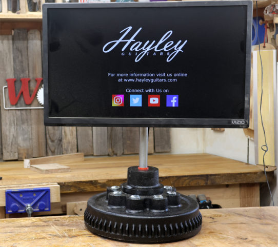 Building a TV Stand from an old Brake Drum