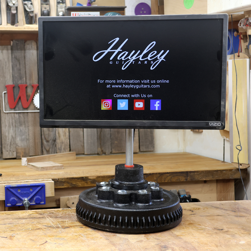 Building a TV Stand from an old Brake Drum