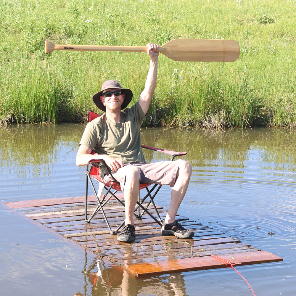 How to make a handmade canoe paddle from scratch by Home Built Workshop