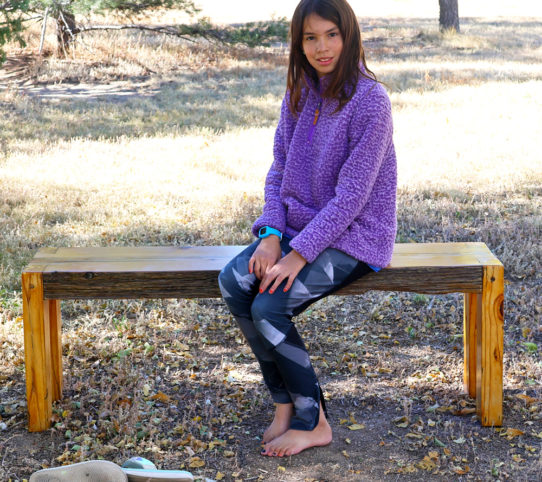 Refinishing the bench with my Daughter by Home Built Workshop