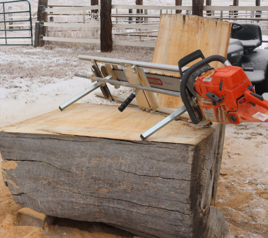 Milling Lumber with an Alaskan Chainsaw Mill by Home Built Workshop