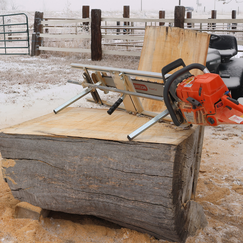 Milling Lumber with an Alaskan Chainsaw Mill by Home Built Workshop