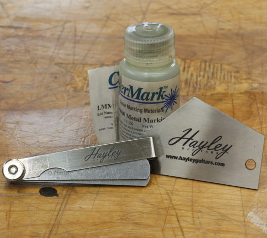 Add your logo to metal surfaces with Cermark and a diode laser by Home Built Workshop